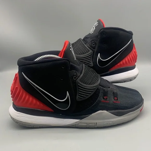 Nike | Shoes | Kyrie 6 Bred Basketball Shoes Black Size 7y  display picture 1